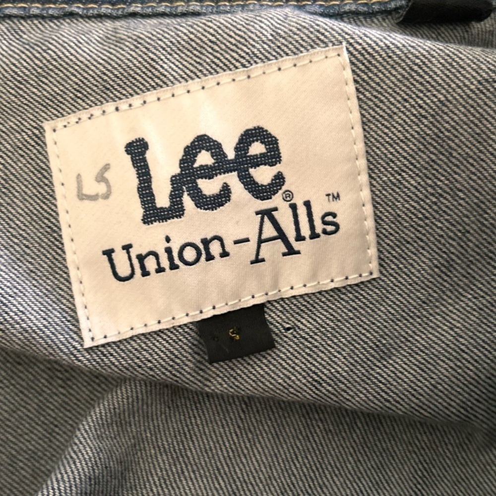 NWT Lee Modern Vintage x Free People Union Alls Cover Alls in Grass Seed Sz S - Picture 10 of 12